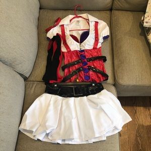 Harley Quinn costume from Arkham Asylum